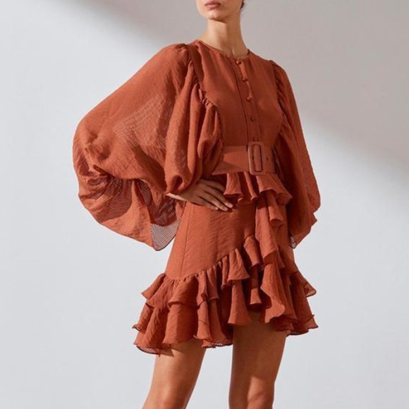 Shona Joy Dresses & Skirts - BRAND NEW SHONA JOY CHARLOTTE DRAPED MINI DRESS